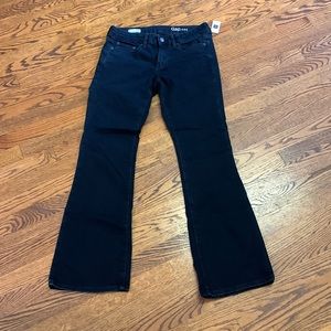 NWT GAP 1969 Long and Lean Flare Boot Cut Dark Jeans
